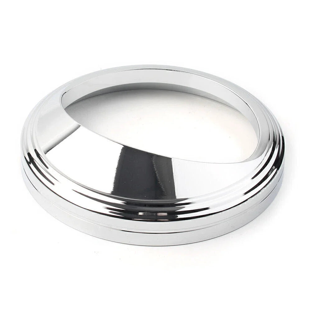 5" Chrome Bezel Trim Ring Visor Cover for Harley