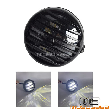 E-Mark LED 8" Projector Headlight for Harley, Honda, Suzuki