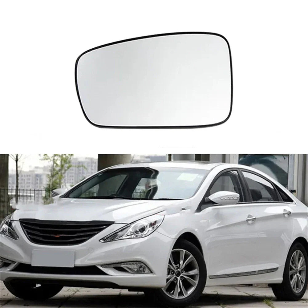 Heated Mirror Glass with Backing for 2011-2014 Hyundai Sonata Left Side