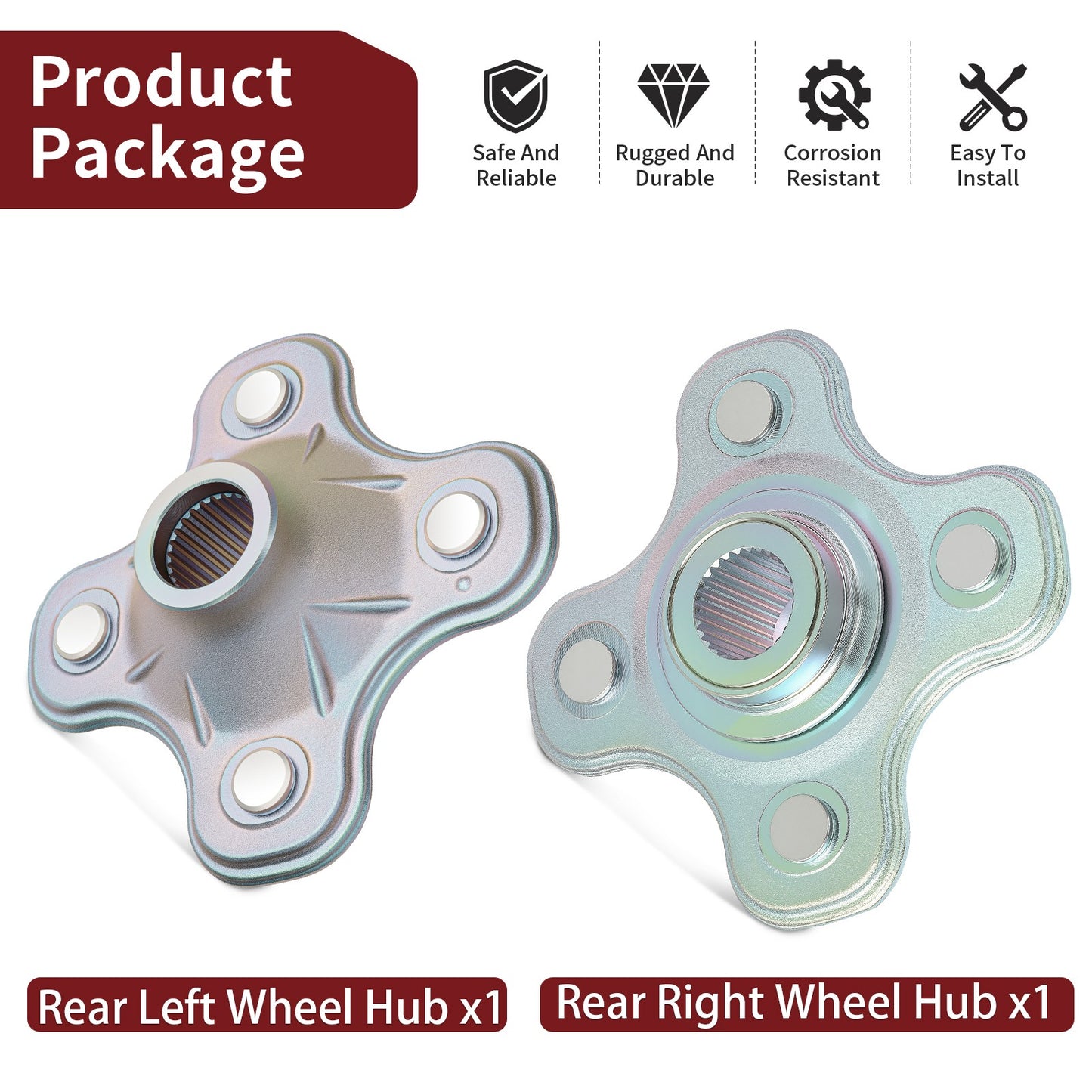 Wheel Hub Kit for Yamaha Big Bear 400 2x4 (2000–2004)