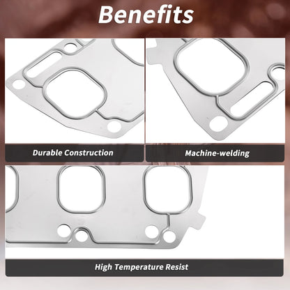 Set of 4 Exhaust Manifold Header Gaskets for Audi A8 D3 (4E2)