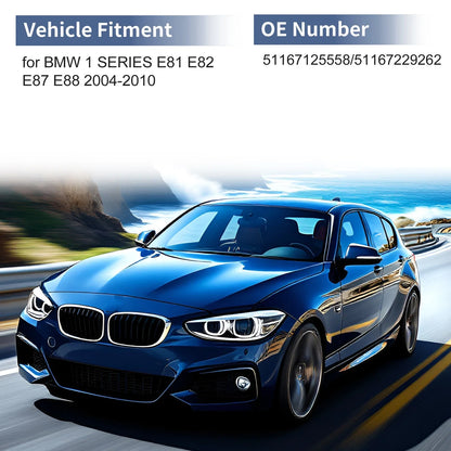 Mirror Cover Cap Replacement Gray for BMW 1 Series (2004-2010)