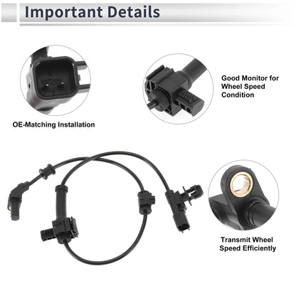 ABS Wheel Speed Sensor for Chevrolet Silverado 2500 HD (2011–2019)