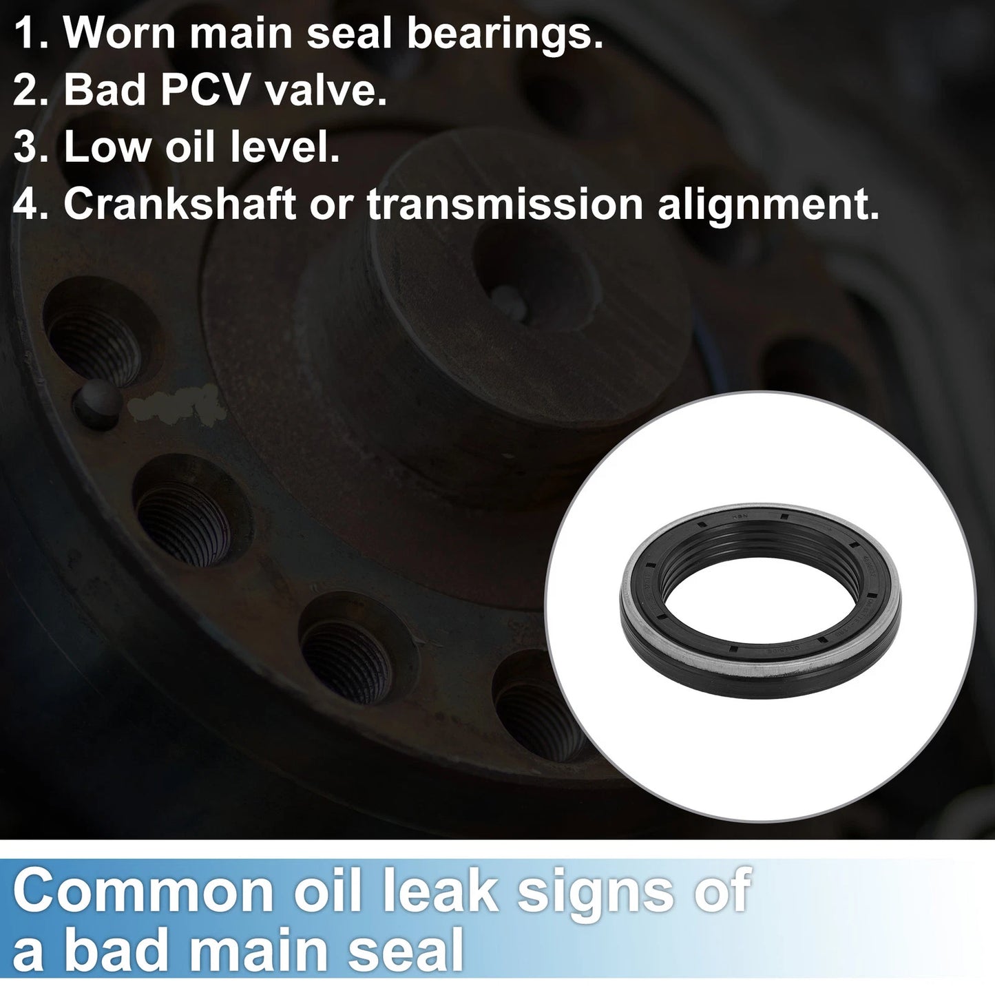 Front Crankshaft Oil Seal for Dodge QSB ISB 4.5L 6.7L (No. 4890832)