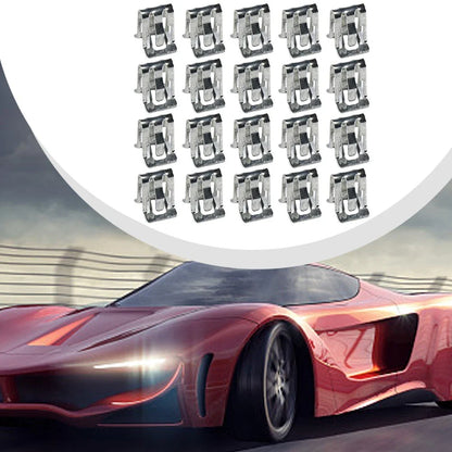 25Pc Set / 1/2 x 5/8 / Metal Fastener Clips for Car Retainer Moulding