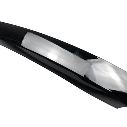 Gloss Black Front Headlight Eyelid Trim Covers for Volkswagen Touran (2011-2015)