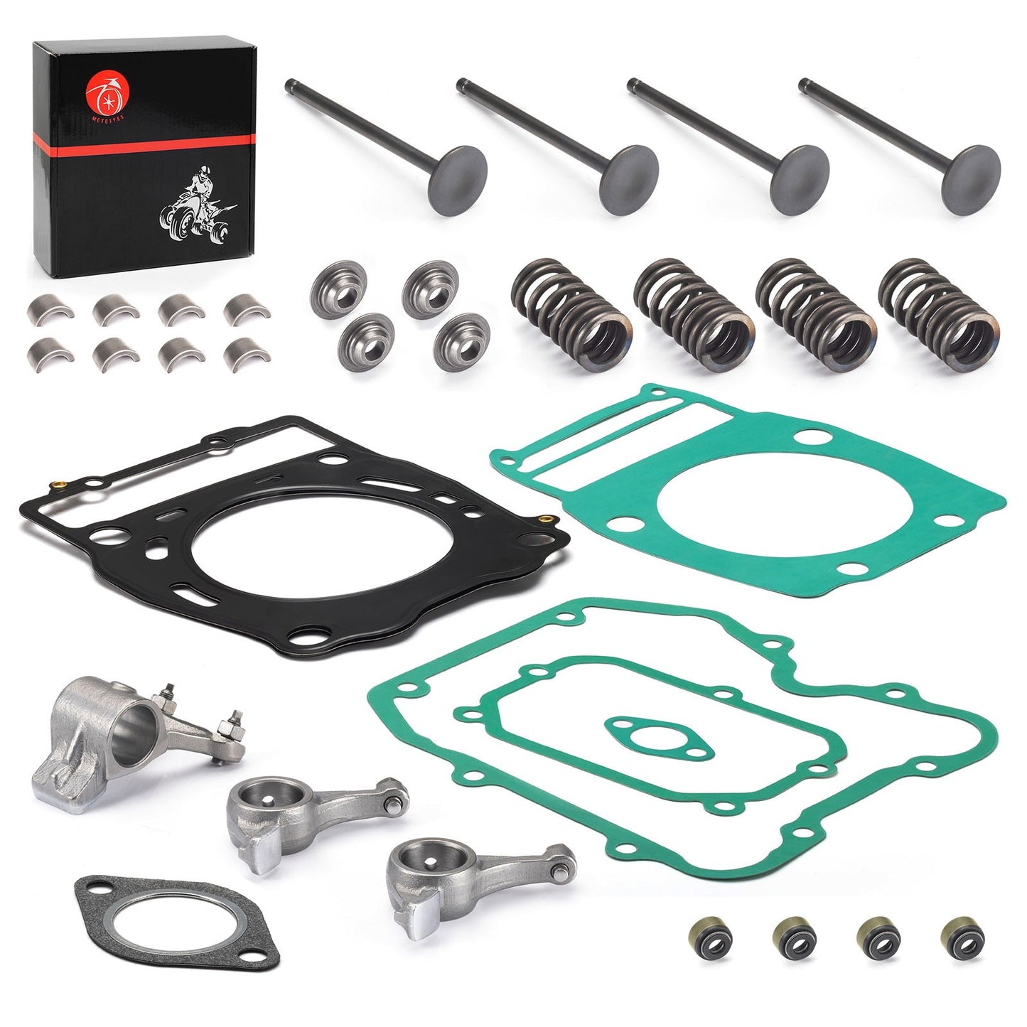 Rocker Arm and Valve Gasket Kit for Polaris Sportsman 400 450 500 (2000–2007)