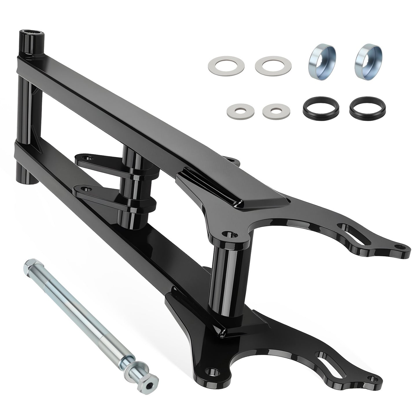6" Extended Chrome Black Rear Swing Arm for Yamaha Banshee 350 (1987–2006)