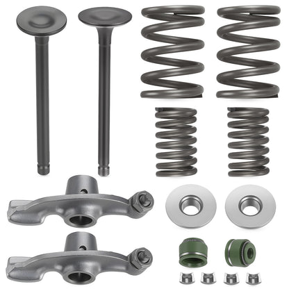 Set of 4 Rocker and Intake Exhaust Valves for Honda CRF80F CRF100F (2004–2023)