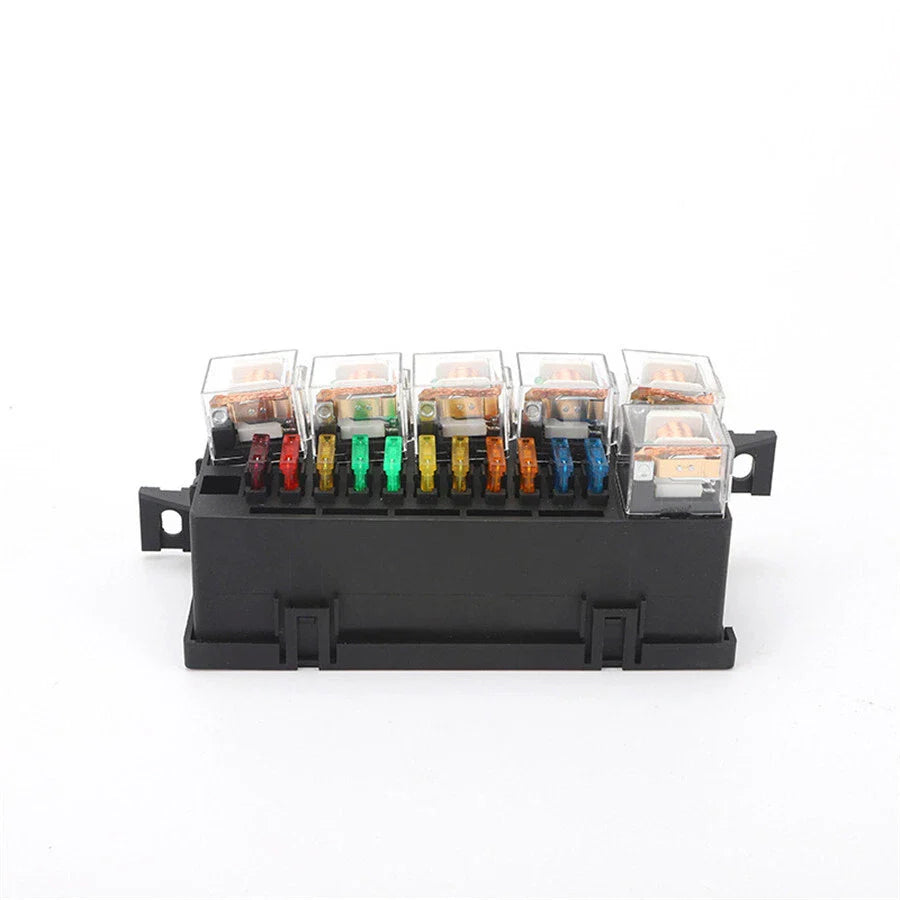 11x Fuse + 6x 5Pin Relay Fuse Box Kit for Car SUV - AU Ship