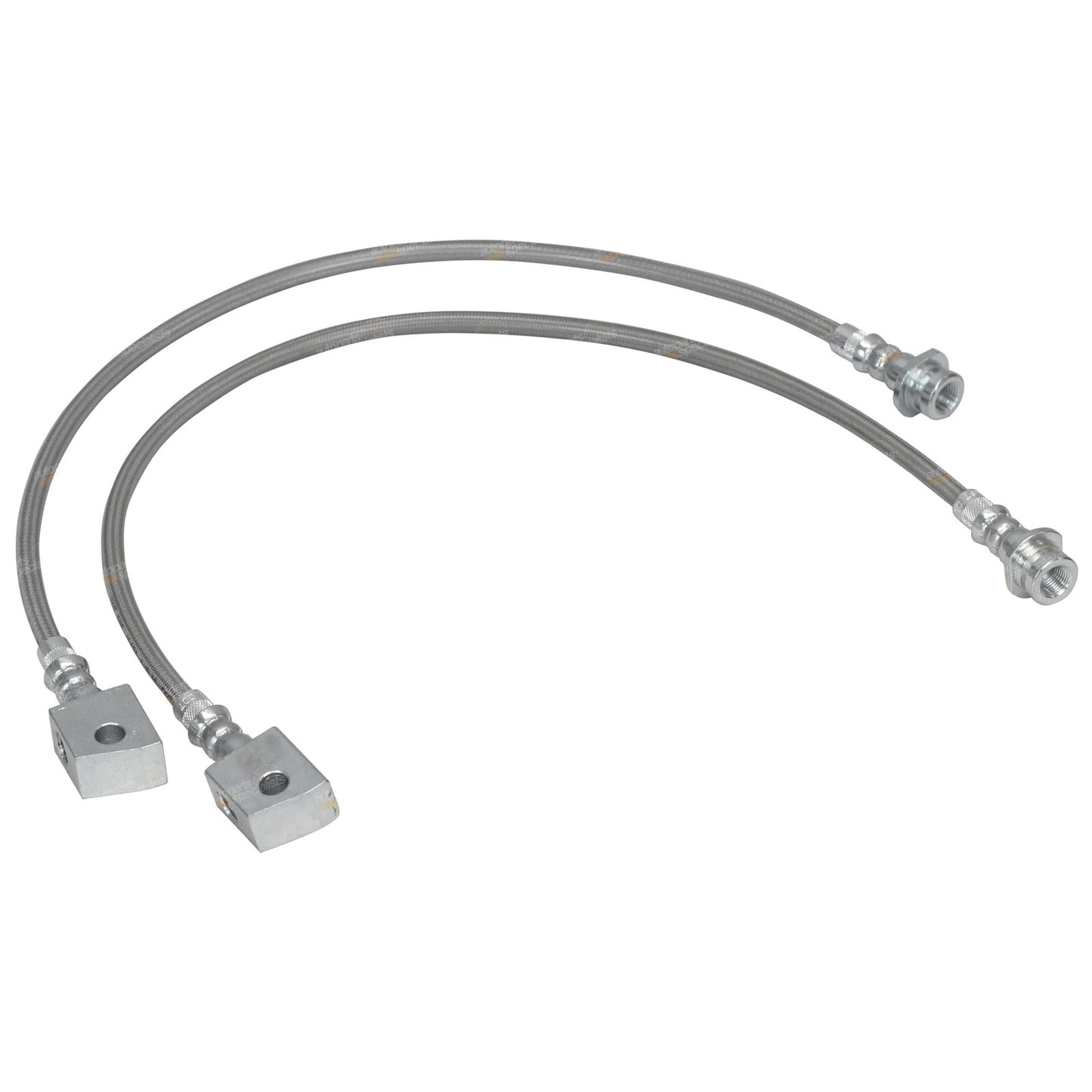 Extended Stainless Braided Brake Lines for Patrol GQ Y60 GR GU Y61 (1997–2023)