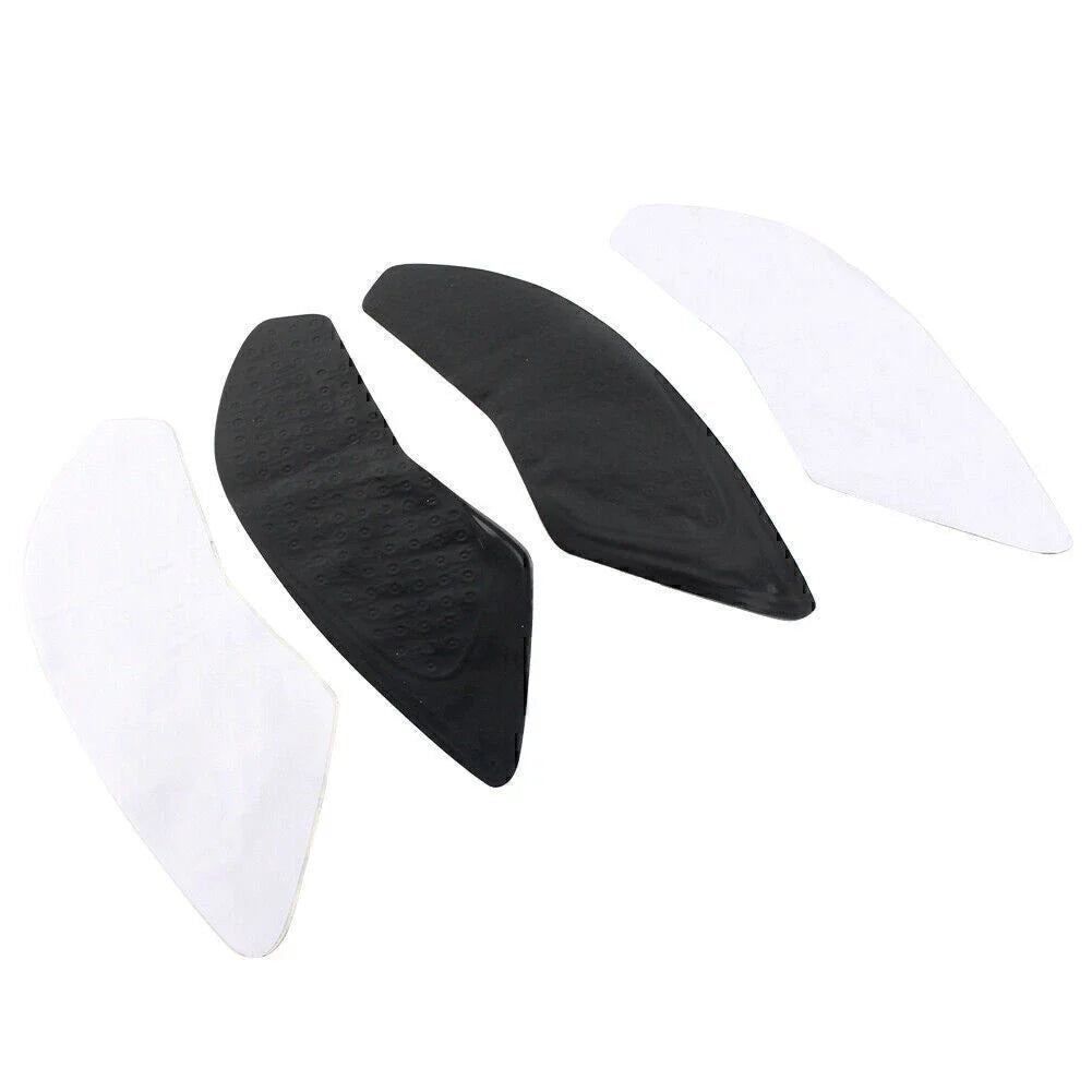 Black Tank Traction Side Pad Decals for Yamaha YZF-R1 (2015-2016)