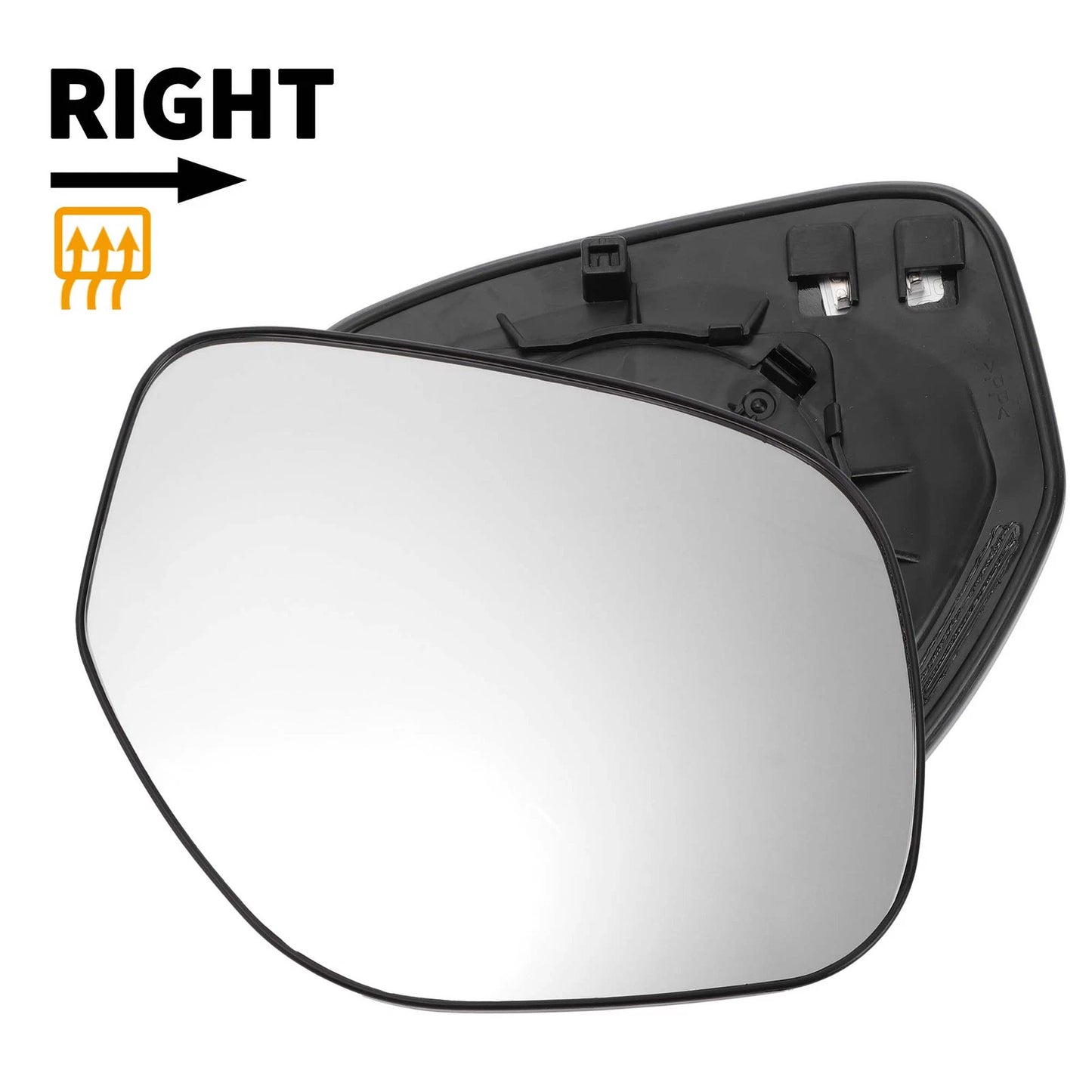 Right Side Heated White Mirror Glass for Mitsubishi ASX (2010–2013)