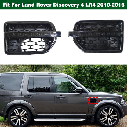 Pair Front Side Fender Air Intake Vent Grille Cover for Land Rover LR4 (2010–2016)