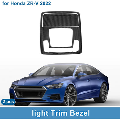 Front Row Light Trim Bezel for Honda ZR-V (2022) Carbon Fiber Black