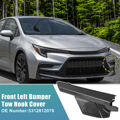Tow Hook Cover for Toyota Corolla (No. 5312812070) (2014–2019) Black