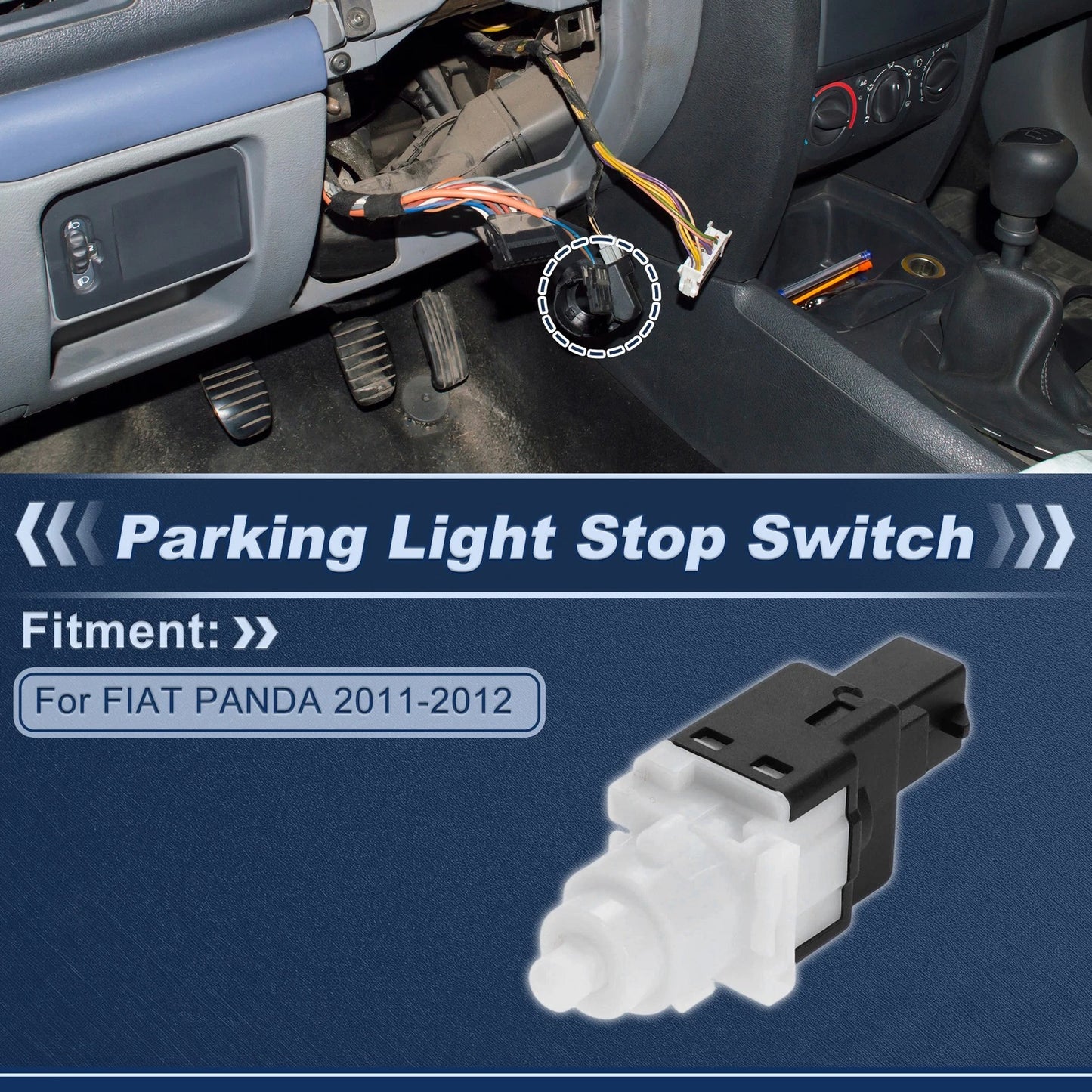 Brake Light Switch for Fiat Panda (1 pcs) 46840510