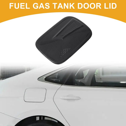 Fuel Tank Door Cap for Honda CRV 2017-2022 Carbon Fiber Black ABS