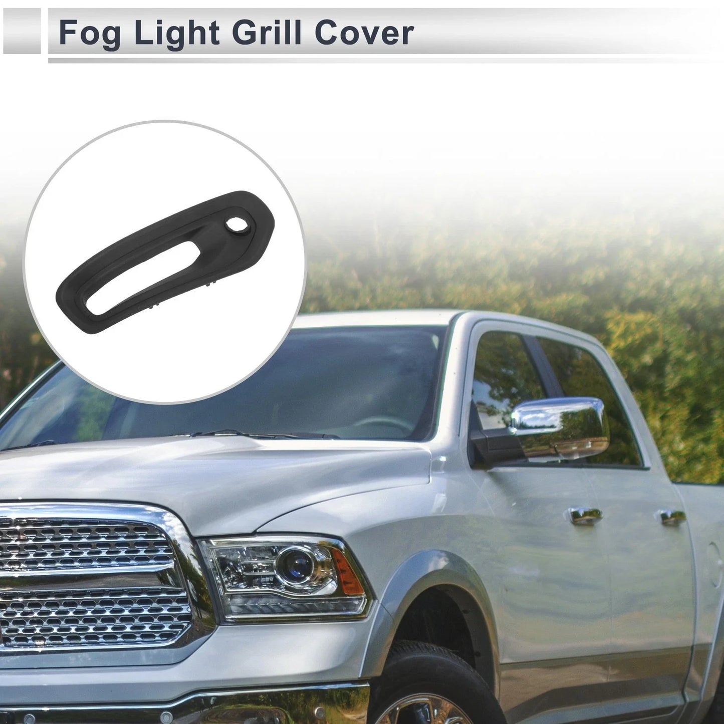 Front Right Fog Light Grill for Dodge Ram 1500 (2019-2024)