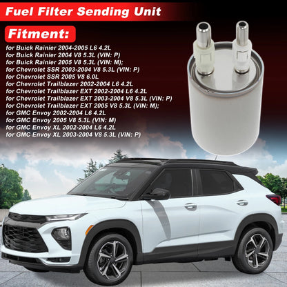 Fuel Filter Assembly for Buick Rainier (2004–2005) No. 33129/GF831 Metal