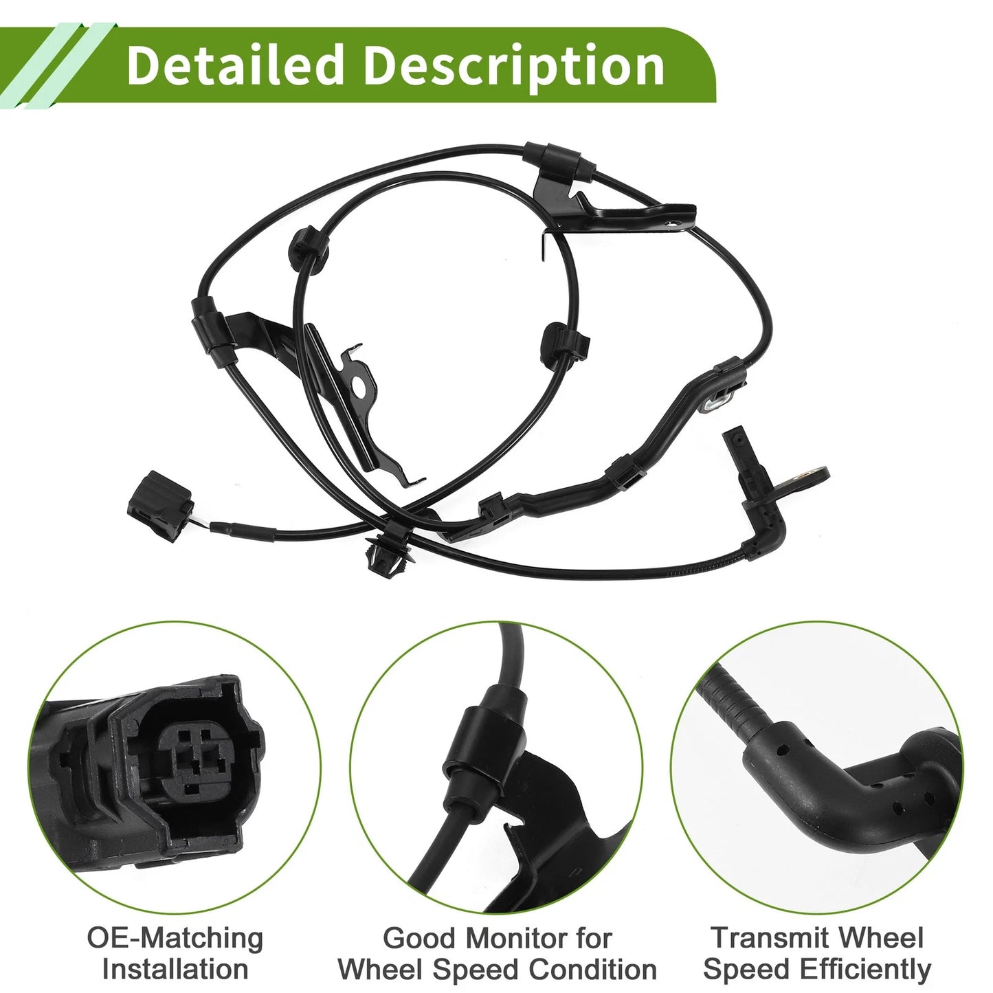 ABS Wheel Speed Sensor No. 89543F4010 for Toyota C-HR (2016–2023) Front Left
