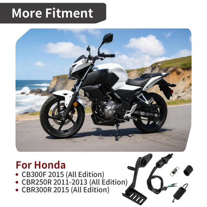 Rear Brake Lever Pedal Assembly & Sensor Switch for Honda CBR 250R 300R (2011–2018)