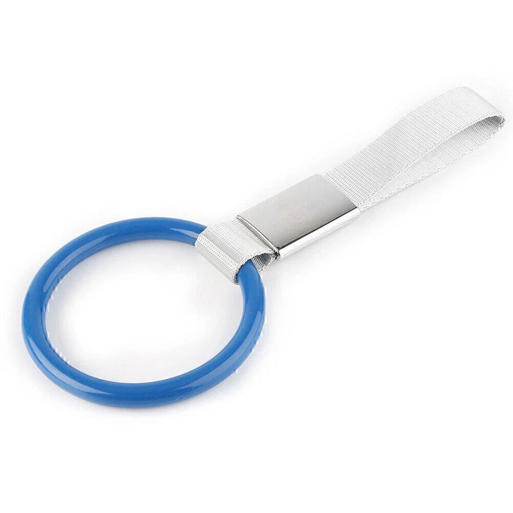 Tsurikawa Ring Handle Strap Charm for Subway Train Bus - Blue
