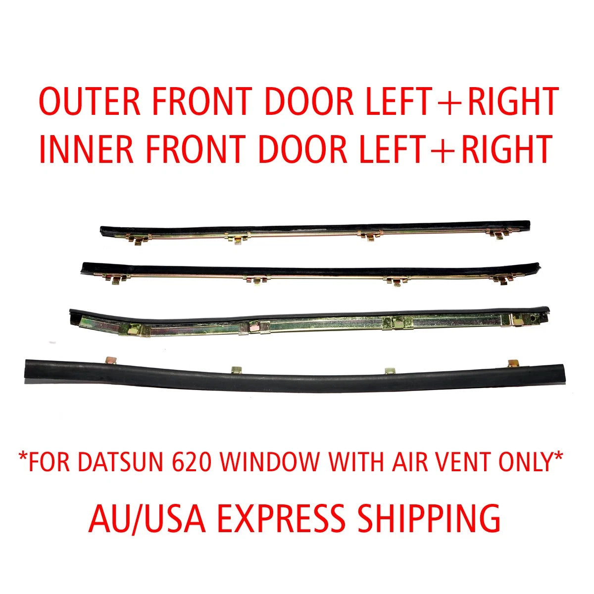 Front Door Weatherstrip for Datsun Pickup Truck 620 (1965–1979)