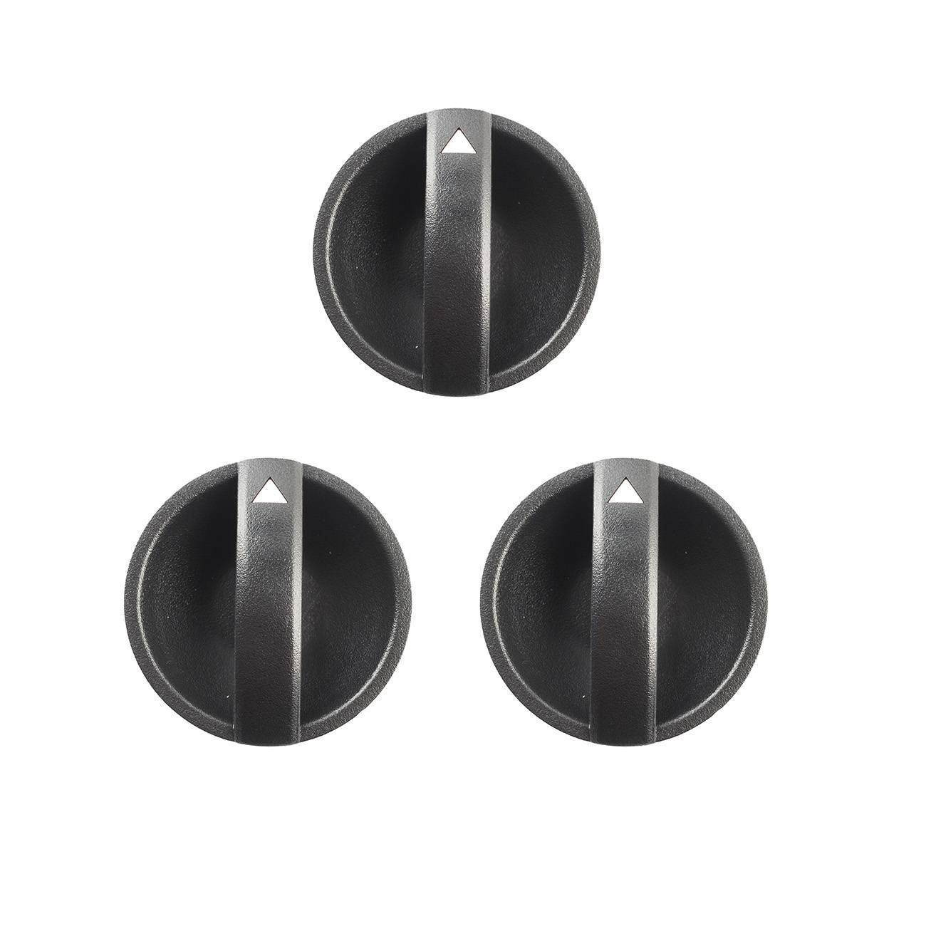 Set of 3 Control Knobs for Toyota Tacoma (2005–2011)