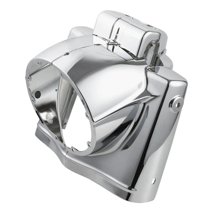 7" Round Headlight Nacelle Cover for Harley Touring Road King (2014-2025)