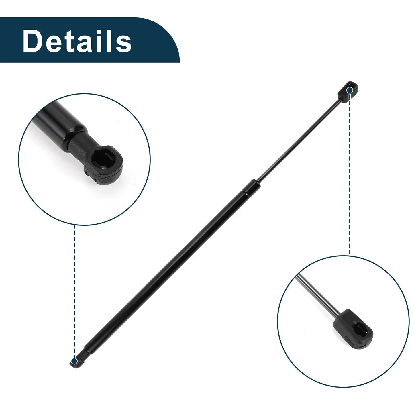 Set of 2 Rear Window Glass Lift Supports Struts No. 68068261AA for Jeep Wrangler (2011–2017)