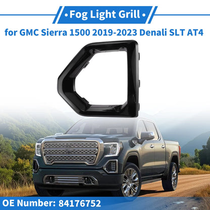 Front Left Fog Light Grille 84176752 for GMC Sierra 1500 (2019–2023)