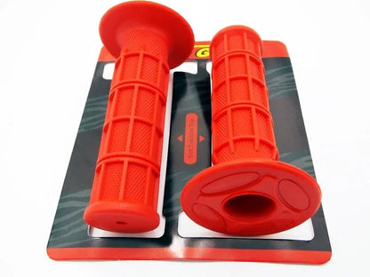 Red Hand Grip Set for YAMAHA YZ80  - Left & Right Pair