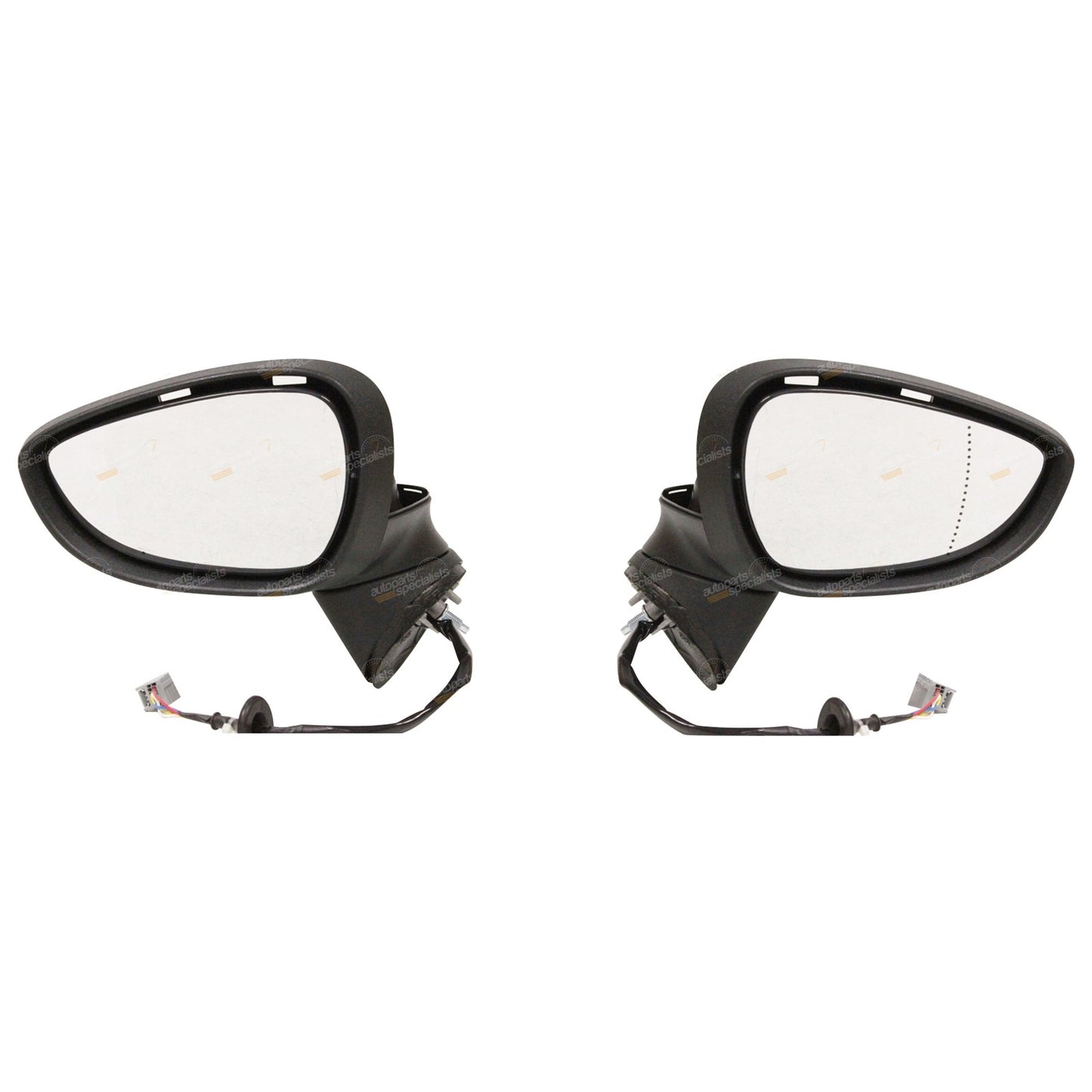 2X Electric Door Mirrors Pair for Ford Fiesta (2008–2013)