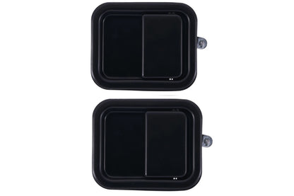 2X Black Outer Door Handle for Jeep Wrangler TJ (1996–2007)