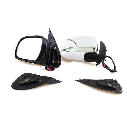 2X Electric LED Door Wing Mirrors for Toyota Hilux Vigo MK7 (2005–2015)