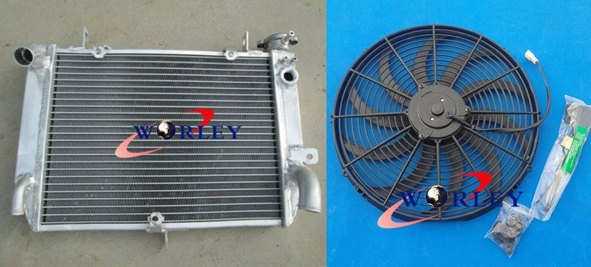 Aluminum Radiator with Fan for Yamaha YZF-R6 (1999–2002)