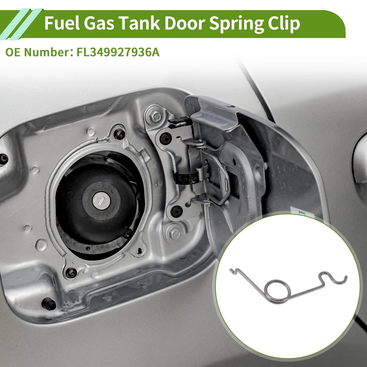 Fuel Gas Tank Door Spring Clip for Ford Explorer (2011–2019) FL349927936A