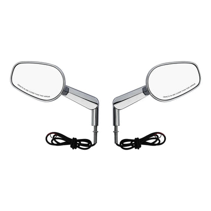 Rearview Mirrors LED Turn Signals for Harley VRSCF VRod (2009 - 2017)