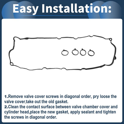 Engine Valve Cover Gasket for Porsche Panamera (2009-2016) 1 Set