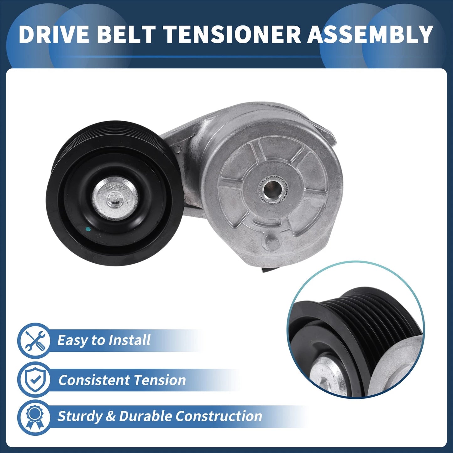 Belt Tensioner for Doosan DX380 DX420 (No. 1438743/1503115) Metal 1 Pc