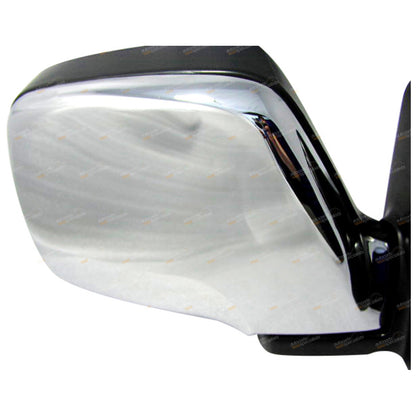 Set of 2 Chrome Electric Door Mirrors for Toyota Landcruiser 80 Series (1990–1998)