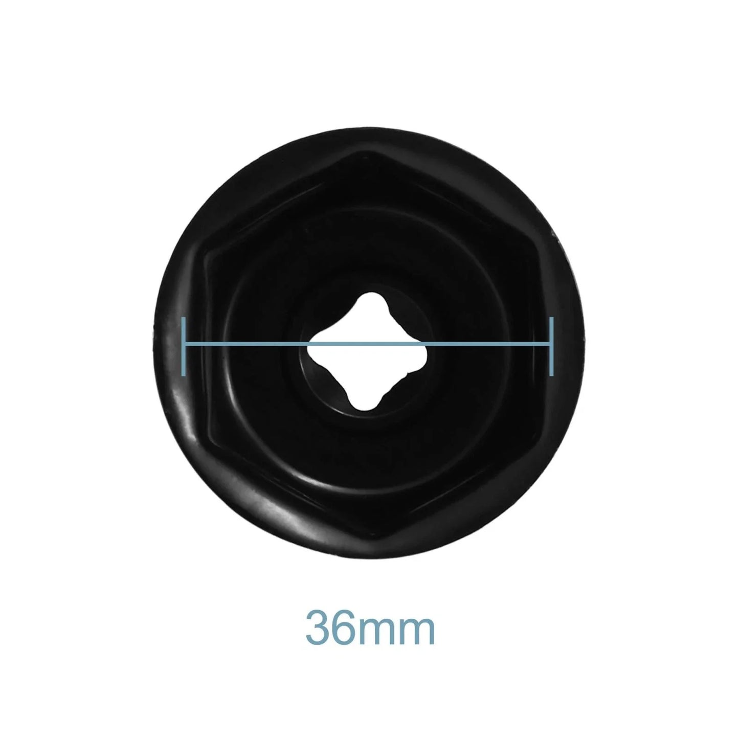 36mm 6 Flutes Oil Filter Cap Wrench Socket Tool for Audi A6L A8L, BMW X5