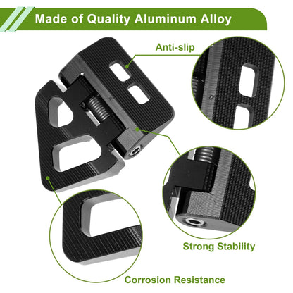 Motorcycle Foot Pegs for KTM EX/EC/MC 125-300 (2021–2024) Aluminum Alloy Black