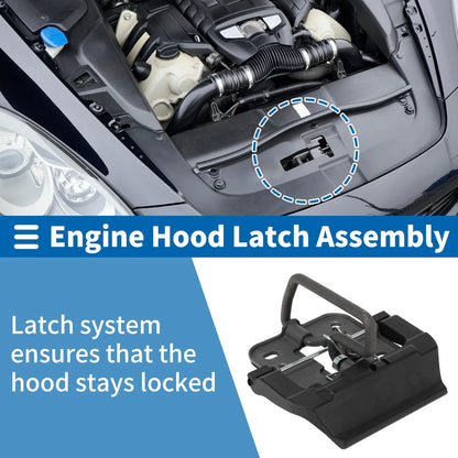 Hood Latch Assembly for Volkswagen Tiguan MK2 (2017–2019) No. 5NG823186A
