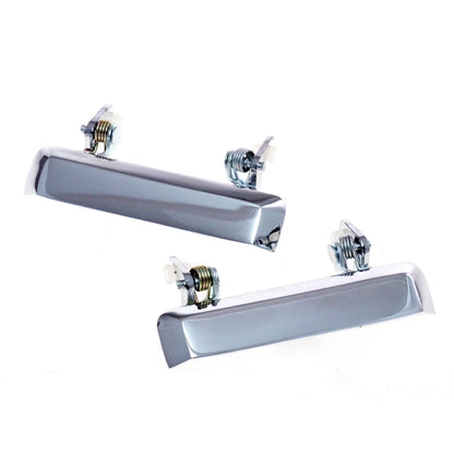 Chrome Metal Door Handle x2 for Suzuki SJ30 SJ40 Jimny Samurai 1981-1998
