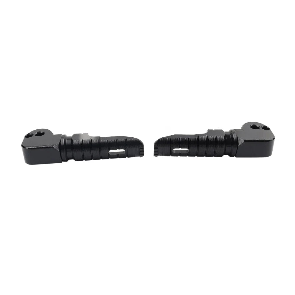Black Rear Footrests Passenger Pegs for Honda Forza 750 (2021-2023)