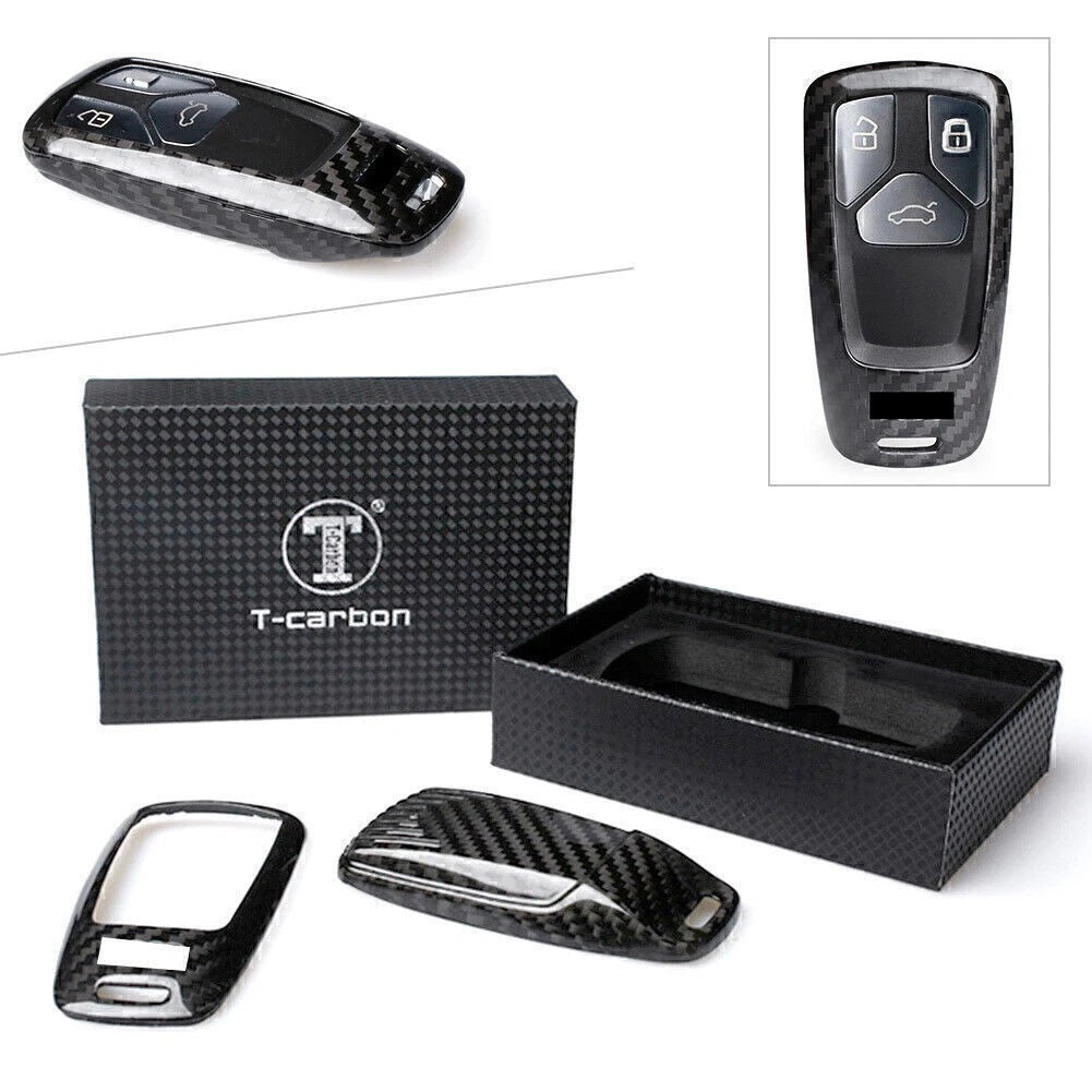 Center Console Gear Shift Panel Cover for Audi TT 8N (2001–2006) Carbon Fiber Black