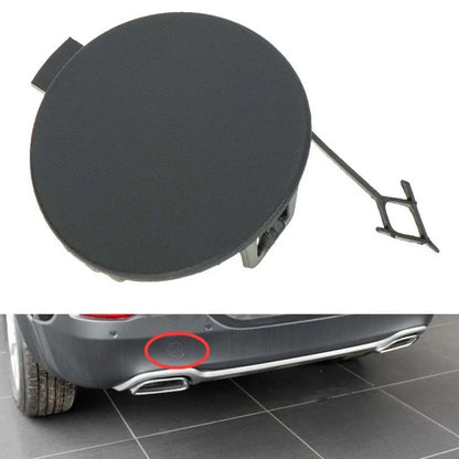 Black Rear Bumper Tow Hook Eye Cap Cover for Jeep Cherokee (2014-2018)