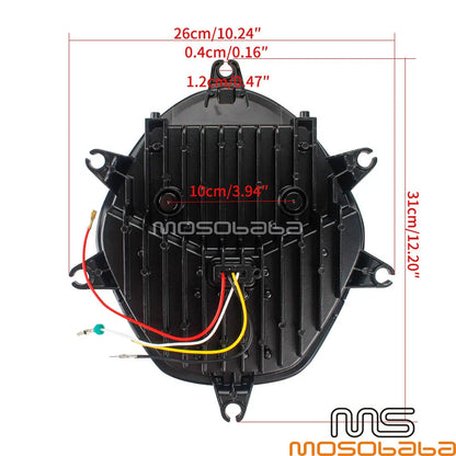 Headlamp Assembly for Suzuki Vstrom 650/1000 DL1000XA LED Halo (2004-2023)